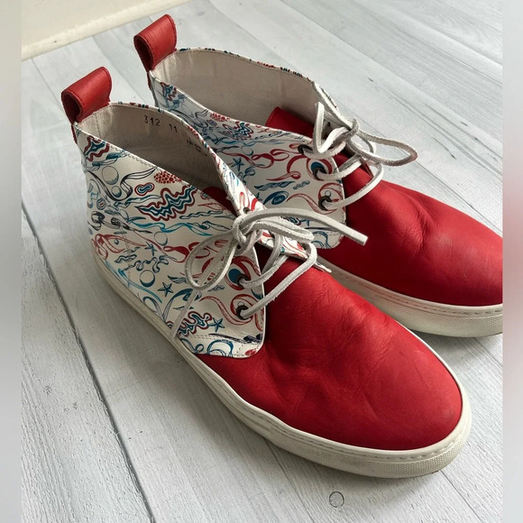 Del Toro Other - RARE Del Toro x Pepsi Live For Now Red and White Chukka Sneaker Size 11